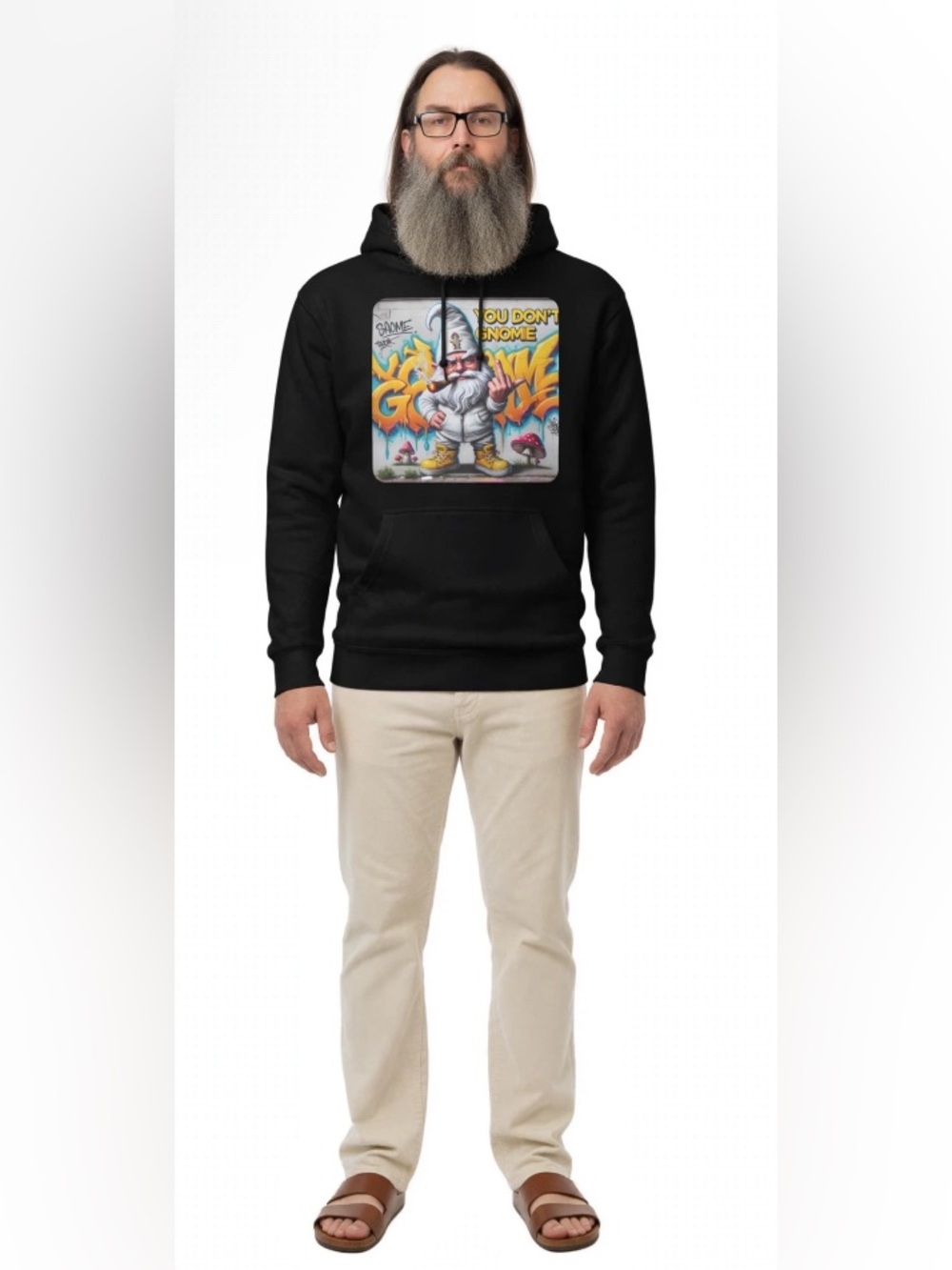 “You Don’t Gnomie” Black Hoodie